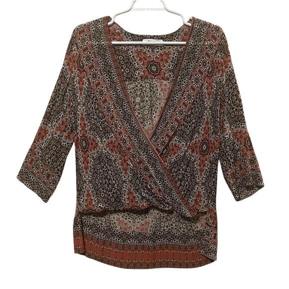 Bailey 44 Tops - Bailey 44 Women's Top Paisley Size Small Hi/Low V Neck Boho Bohemia Casual